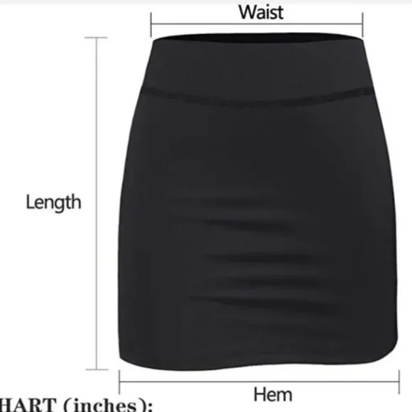 BlevonH Skort Barbie Pink Athletic Hidden Pocket Mesh Inner Shorts Size Large - Picture 10 of 11